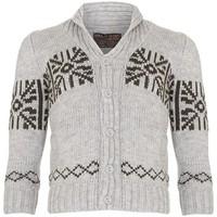 soul glory light grey mix side pocket knitted cardigan size 7 8 years  ...