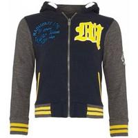 Soul glory - Boys Navy Baseball Style Jacket Size 7-8 Years boys\'s Children\'s sweater in blue