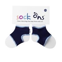 Sock Ons Keep Baby Sock Ons 6-12 months - Navy