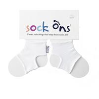Sock Ons Keep Baby Sock Ons 6-12 months - White