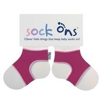 Sock Ons Keep Baby Sock Ons 6-12 months - Fuchsia