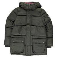 SoulCal Check Lined Bubble Jacket Junior Boys