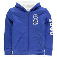 soulcal lined junior zip up hoodie