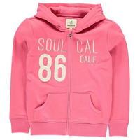 soulcal zip hoody junior girls