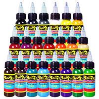 Solong Tattoo Inks 21 Colors Set 1oz 30ml/Bottle Tattoo Pigment Kit