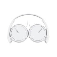 sony zx110na onear headphones white