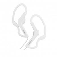 sony as200 splashproof inear sports headphone white