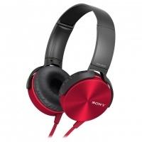 Sony MDRXB450 Xtra Bass Overhead Headphones Red