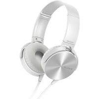 Sony MDRXB450 Xtra Bass Overhead Headphones White