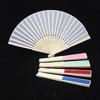 Solid Color Raw Silk Hand Fan (More Colors)