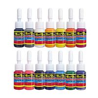 Solong Tattoo Inks 14 Colors Set 5ml/Bottle Tattoo Pigment Kit TI1001-5-14