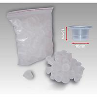 Solong Tattoo 1000 pcs Tattoo Inks Cups Plastic Caps Large Size White Color TC101-1