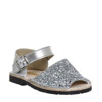 solillas bebe 5 10 silver glitter