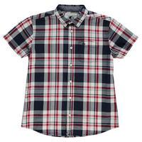 SoulCal Short Sleeve Check Shirt Junior Boys