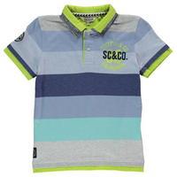 SoulCal Double Collar Polo Shirt Junior Boys