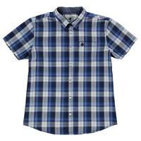 SoulCal Short Sleeve Check Shirt Junior Boys