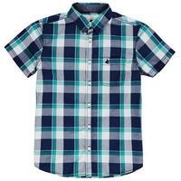 SoulCal Short Sleeve Check Shirt Junior Boys