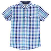 SoulCal Short Sleeve Check Shirt Junior Boys