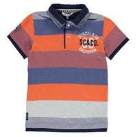 SoulCal Double Collar Polo Shirt Junior Boys