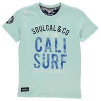 SoulCal Large Logo T Shirt Junior Boys
