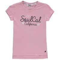SoulCal Large Logo T Shirt Junior Girls