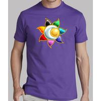 solar circle symbol shirt guy