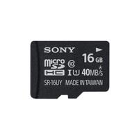 Sony SR16UYA 16Gb Class 10 microSDHC Memory Card with Adapter