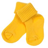 socks yellow quality kids boys girls