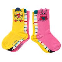 socks yellow quality kids boys girls