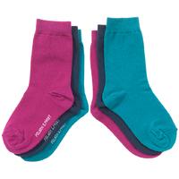 socks pack of 3 purple quality kids boys girls