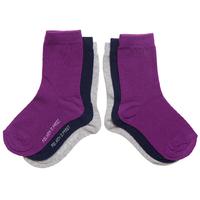 Socks - Purple quality kids boys girls