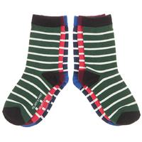 socks pack of 3 green quality kids boys girls