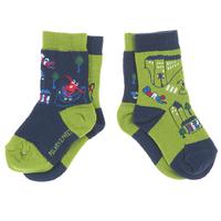 Socks Pack Of 2 - Green quality kids boys girls