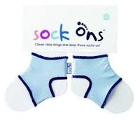Sock Ons Keep Baby Socks On Baby Blue
