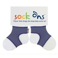 sock ons keep baby socks on bluegrey