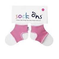 Sock Ons Keep Baby Socks On Fuschia