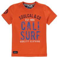 soulcal large logo t shirt junior boys