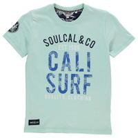 soulcal large logo t shirt junior boys