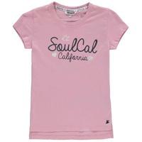 SoulCal Large Logo T Shirt Junior Girls