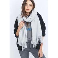 Soft Furry Scarf, BLUE