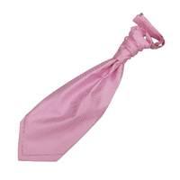 Solid Check Light Pink Scrunchie Cravat