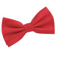 Solid Check Burgundy Bow Tie