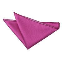 solid check fuchsia pink handkerchief pocket square
