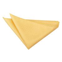 solid check sunflower gold handkerchief pocket square