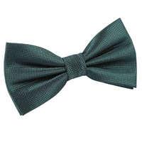 Solid Check Dark Green Bow Tie