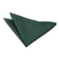 Solid Check Dark Green Handkerchief / Pocket Square
