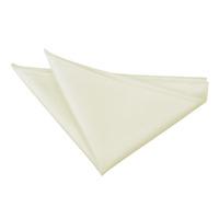 solid check ivory handkerchief pocket square