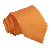 Solid Check Celosia Orange Tie