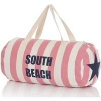 south beach twin handle gym shoulder bag womens messenger bag in pink