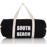 south beach twin handle gym shoulder bag womens sports bag in black